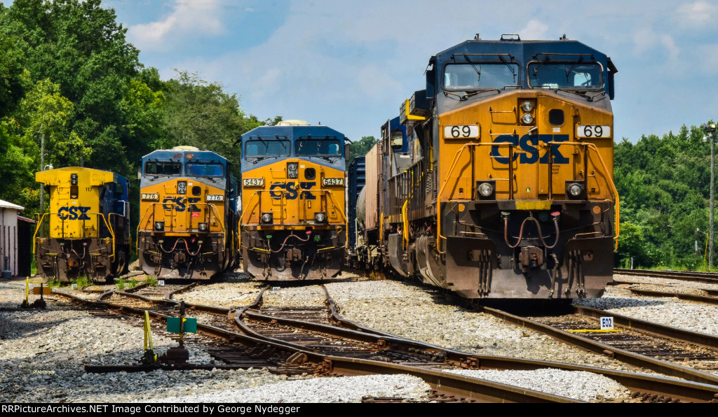 CSX parked at the Yard